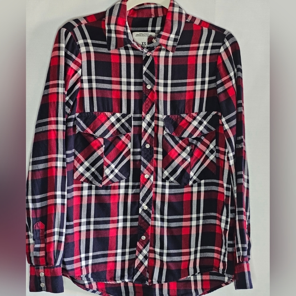 Zara flannel shirt Size Small